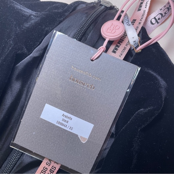 NEW! House of CB- Arabella Black Velvet Corset Maxi Dress Size XS Bodycon Sexy - Picture 5 of 11